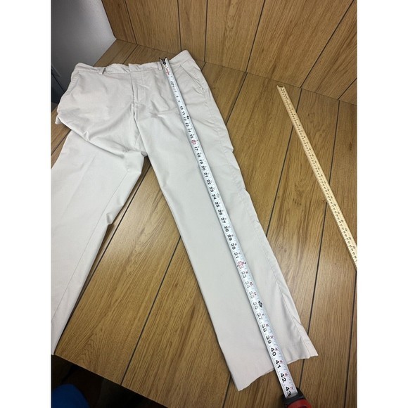 Skechers Go Golf Pants Mens Size 35 Light Beige Khaki Flat Front Pockets - Picture 9 of 16